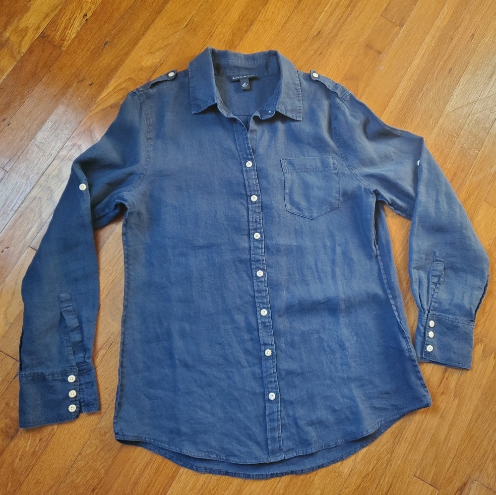 Banana Republic Indigo Button-Down Shirt